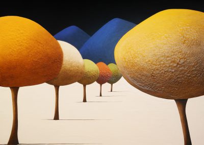 œuvre d'art du peintre Laurent Bouro tableau de la série arbre