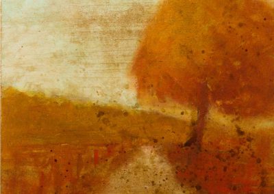œuvre d'art du peintre Laurent Bouro tableau de la série paysages impressionnistes